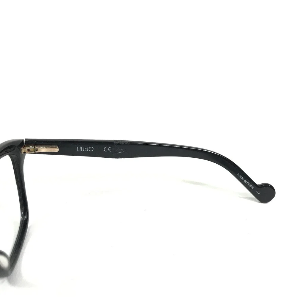 Liu Jo LJ2616 001 Eyeglasses Frames Polished Black Cat Eye Full Rim 52-16-135